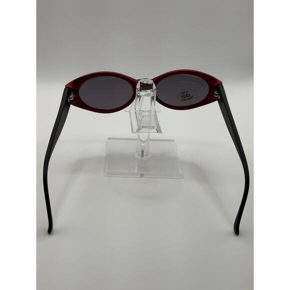 Essence 706 Raspberry Oval Sunglasses Red Black Women Made In Italy main image 10
